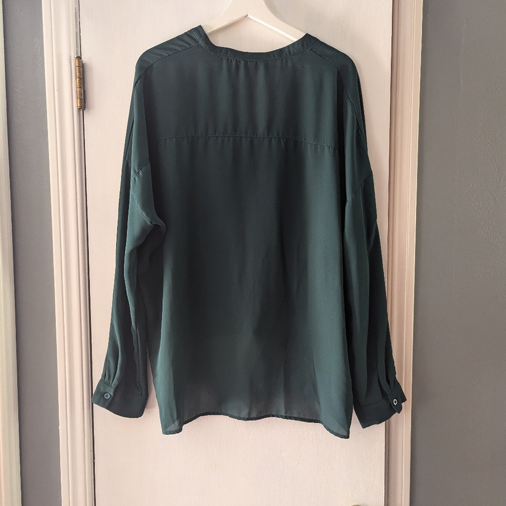 Green blouse